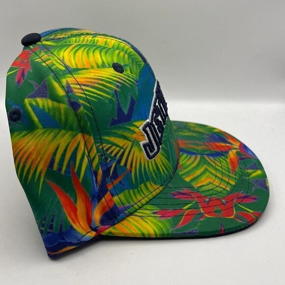 Rare Lancaster Jethawks California aop floral Minor league MILB hat snapback - Picture 2 of 5